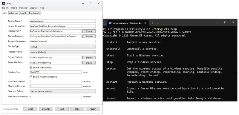 ⚙️ Servy - 将应用程序转换为原生 Windows 服务⬇️ 下载页面它是 NSSM、WinSW 和 FireDaemon 的开源替代方案应用场景如你有一个需要 7x24 小时不间断运行的软件，通过此软件可以实现🏷标签：#软件 #免费 #开源 #Windows📢 频道 🎈群组 👉 导航